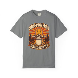 Sun-Powered, Coffee-Assisted T-Shirt