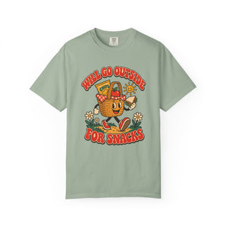Will Go Outside for Snacks T-Shirt