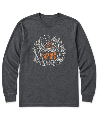 Gather Round Long Sleeve Shirt