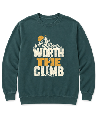 Worth the Climb Summit Flag Sweatshirt