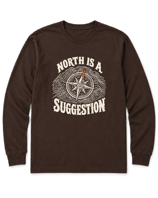 North Is a Suggestion Long Sleeve Shirt