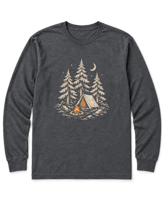 Camp Under the Pines Long Sleeve Shirt