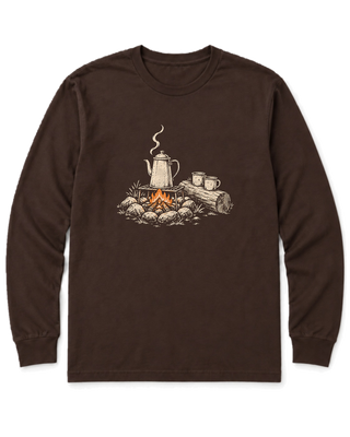 Campfire Coffee Long Sleeve Shirt