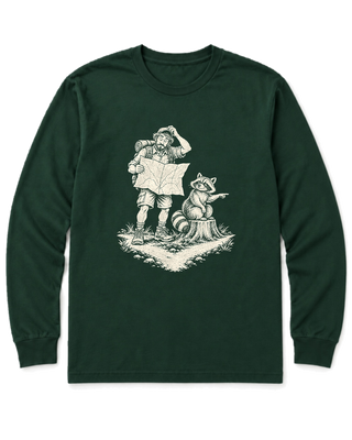 Upside-Down Map Long Sleeve Shirt