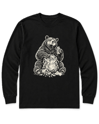 Snack Thief Bear Long Sleeve Shirt