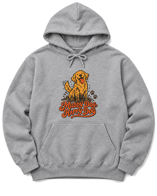 Muddy Dog, Happy Dog Hoodie