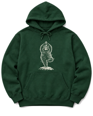 Tree Pose Bear Hoodie