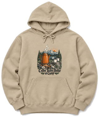Coffee Tastes Better at Camp Hoodie