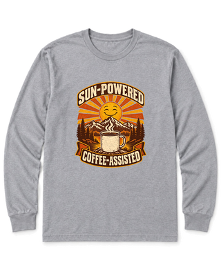 Sun-Powered, Coffee-Assisted Long Sleeve Shirt
