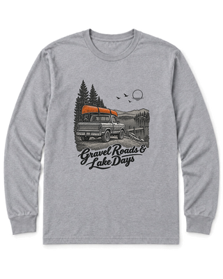Gravel Roads & Lake Days Long Sleeve Shirt