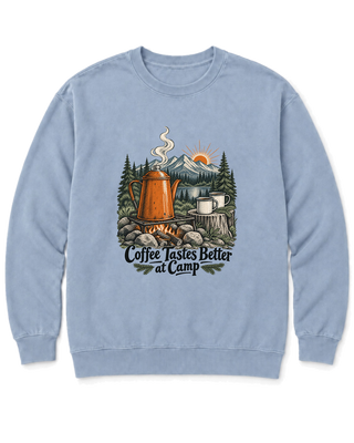 Coffee Tastes Better at Camp Sweatshirt