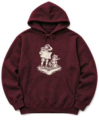Upside-Down Map Hoodie