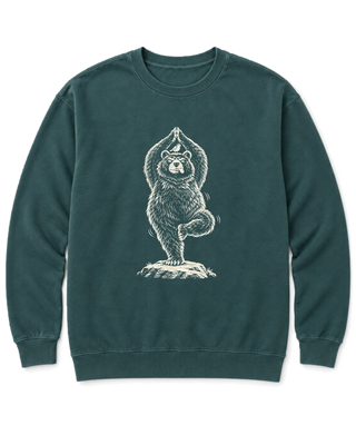 Tree Pose Bear Sweatshirt
