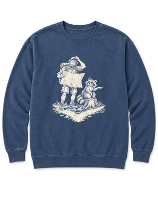 Upside-Down Map Sweatshirt
