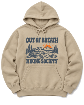 Out of Breath Hiking Society Flat Out Hoodie