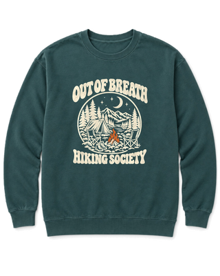 Out of Breath Hiking Society Campfire Night Sweatshirt