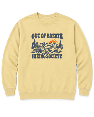 Out of Breath Hiking Society Flat Out Sweatshirt