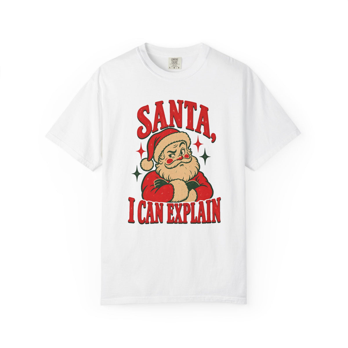 Santa, I Can Explain T-Shirt – White
