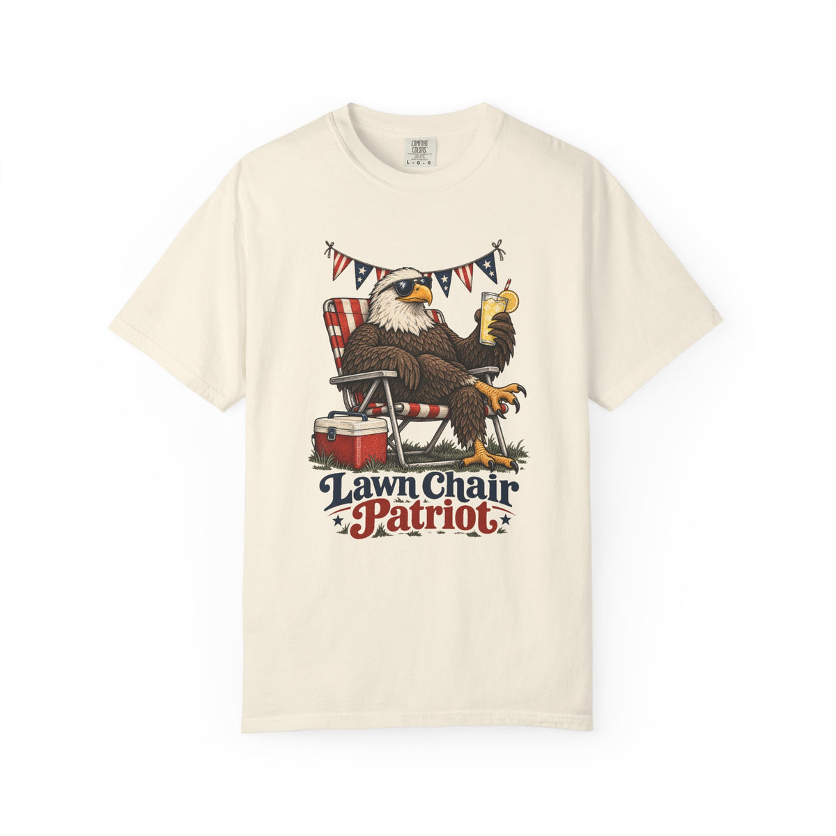 Lawn Chair Patriot T-Shirt – Ivory