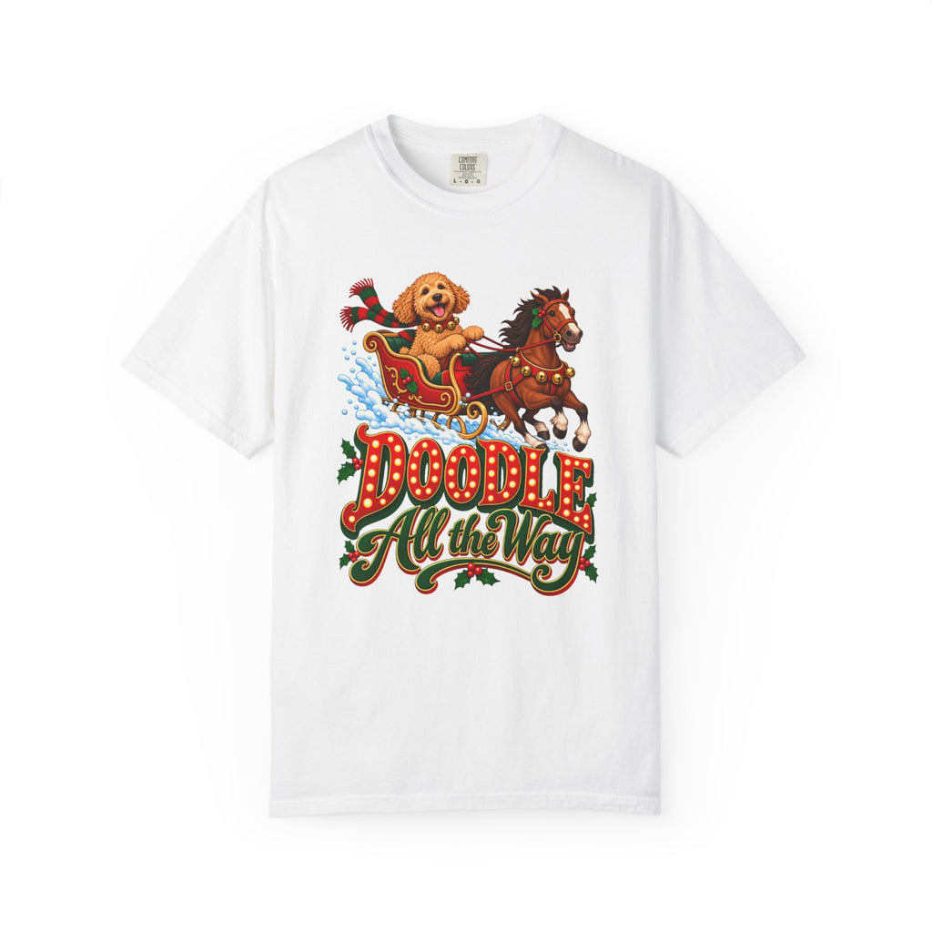 Doodle All the Way T-Shirt – White