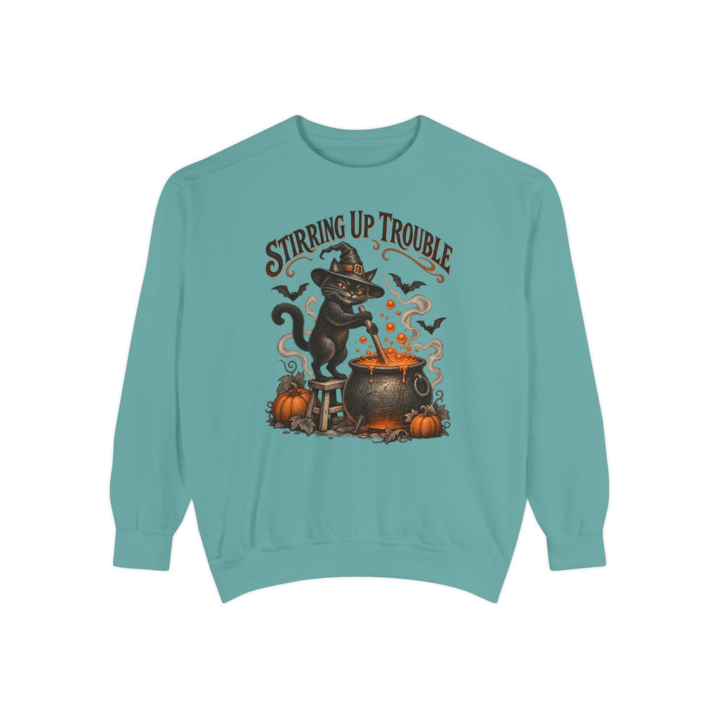 Stirring Up Trouble Sweatshirt – Seafoam