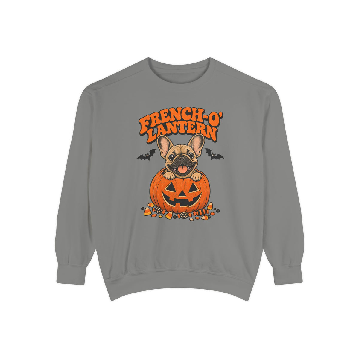French O Lantern Sweatshirt – Grey