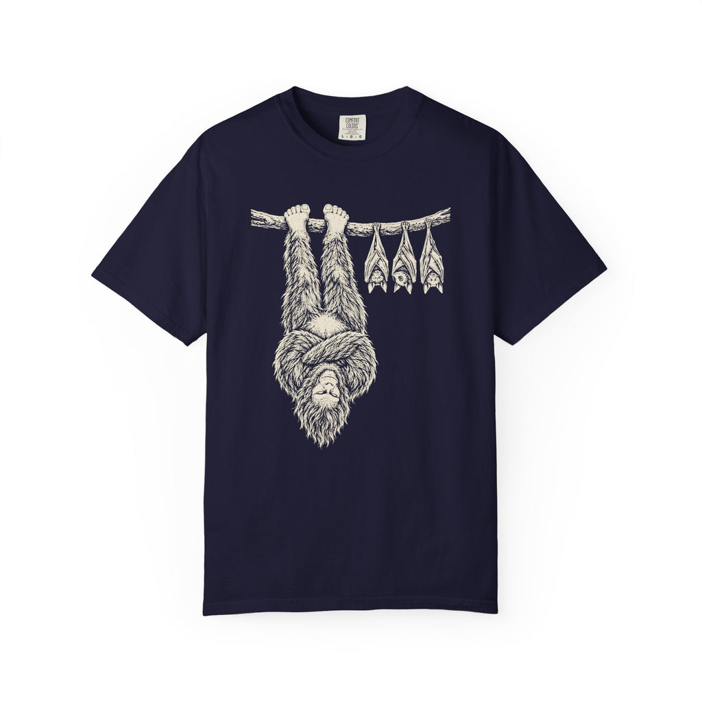 Bigfoot Hanging With Bats T-Shirt
