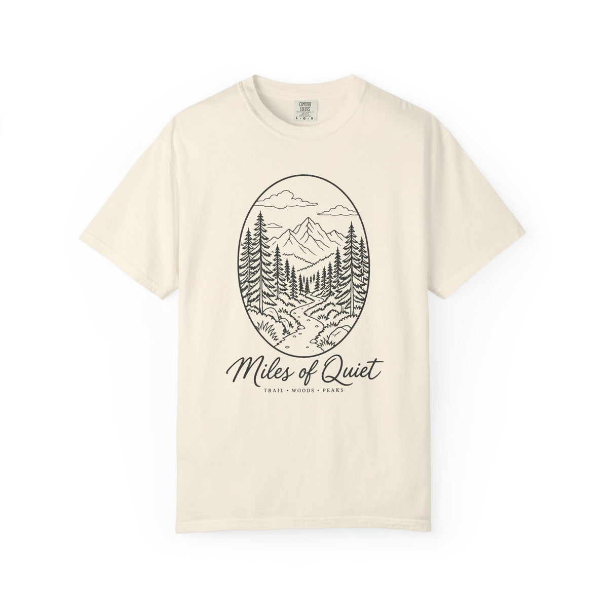 Miles of Quiet T-Shirt – Ivory