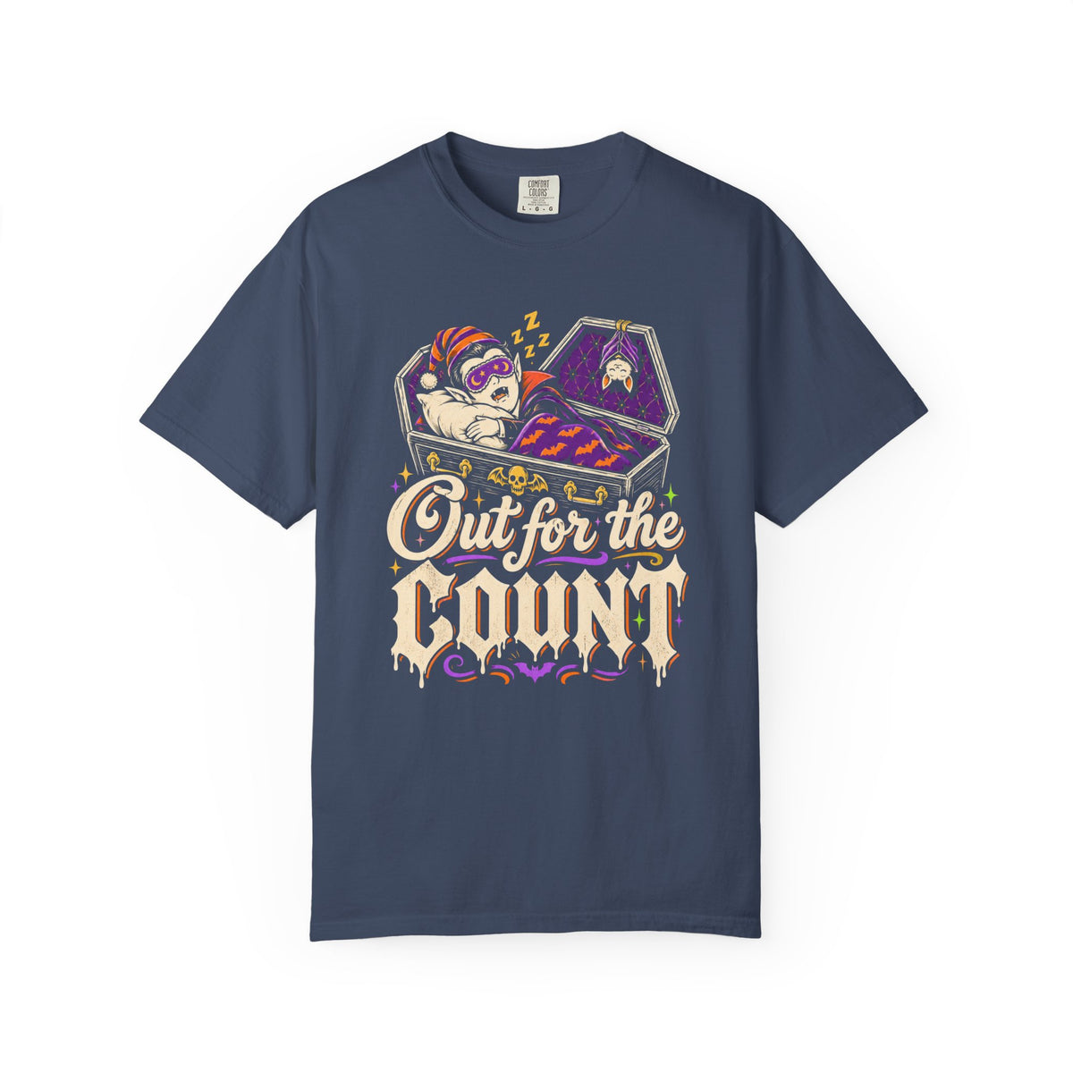 Out for the Count T-Shirt – Midnight