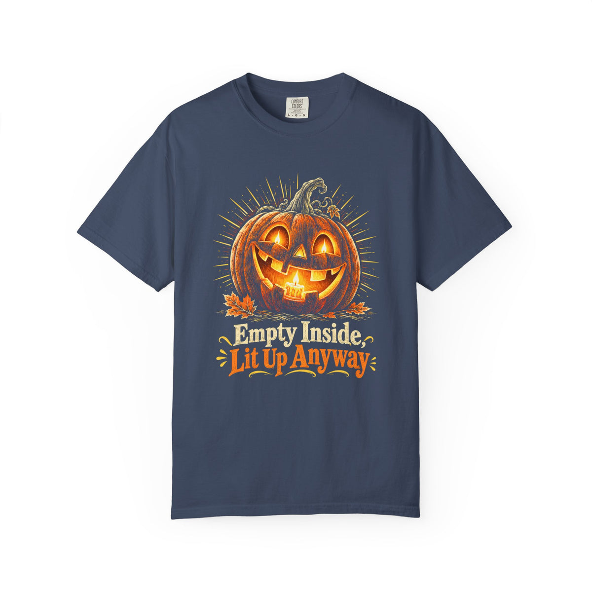 Empty Inside, Lit Up Anyway T-Shirt – Midnight
