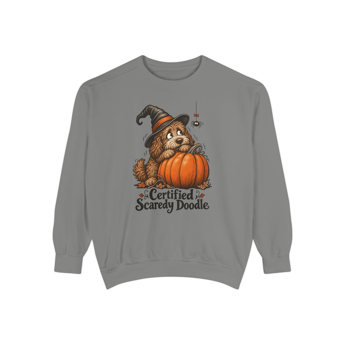 Certified Scaredy Doodle Sweatshirt – Grey