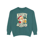 Naughty & Thirsty Sweatshirt – Blue Spruce