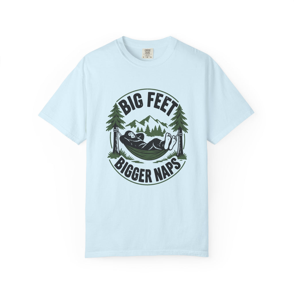 Big Feet, Bigger Naps T-Shirt – Chambray