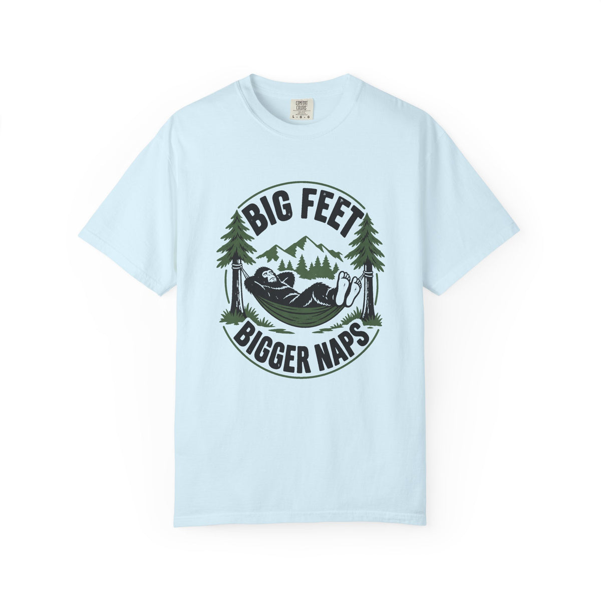 Big Feet, Bigger Naps T-Shirt – Chambray