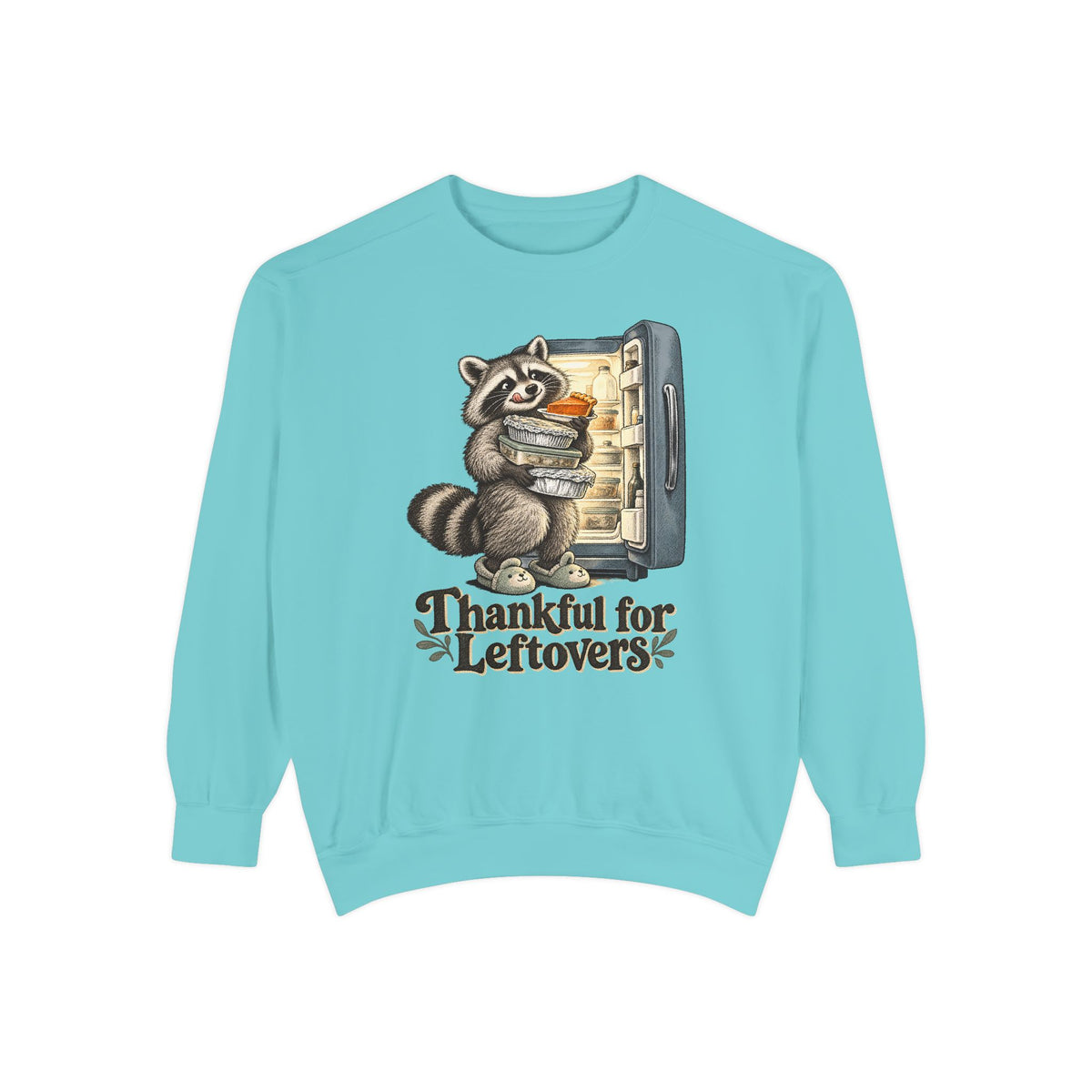 Thankful for Leftovers Sweatshirt – Chalky Mint
