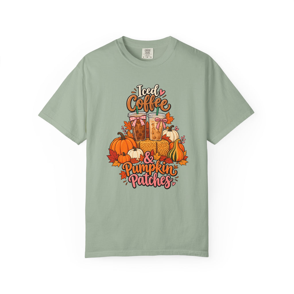 Iced Coffee & Pumpkin Patches T-Shirt – Bay