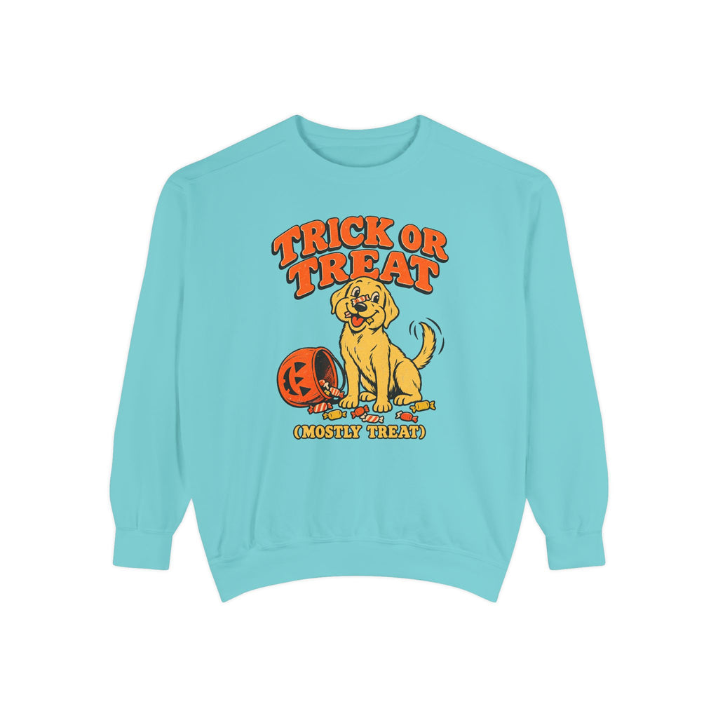 Trick or Treat (Mostly Treat) Sweatshirt – Chalky Mint