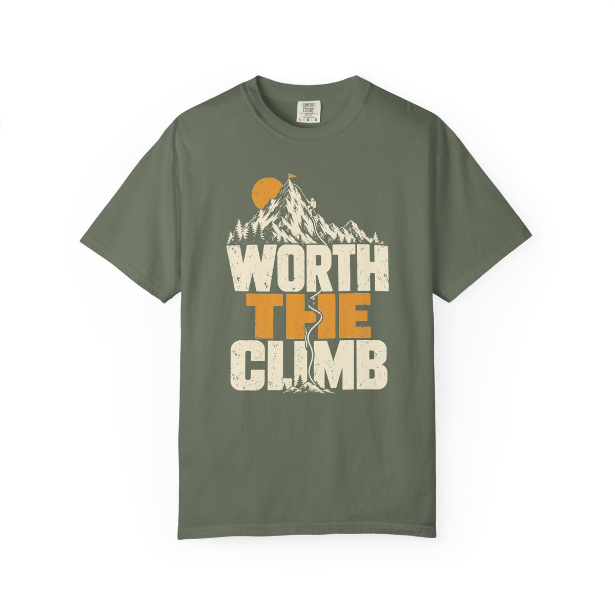 Worth the Climb Summit Flag T-Shirt