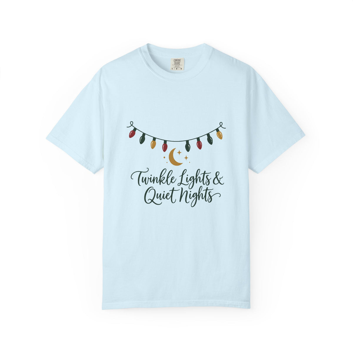 Twinkle Lights & Quiet Nights T-Shirt – Chambray