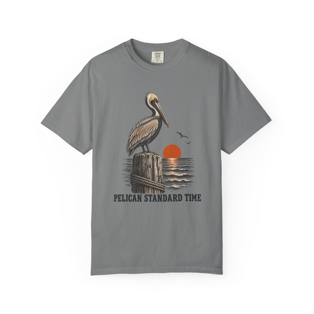 Pelican Standard Time T-Shirt – Grey