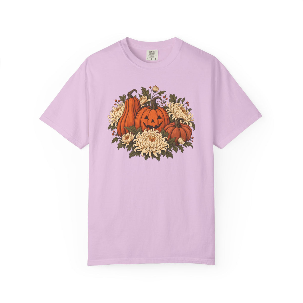 Botanical Pumpkins T-Shirt – Orchid