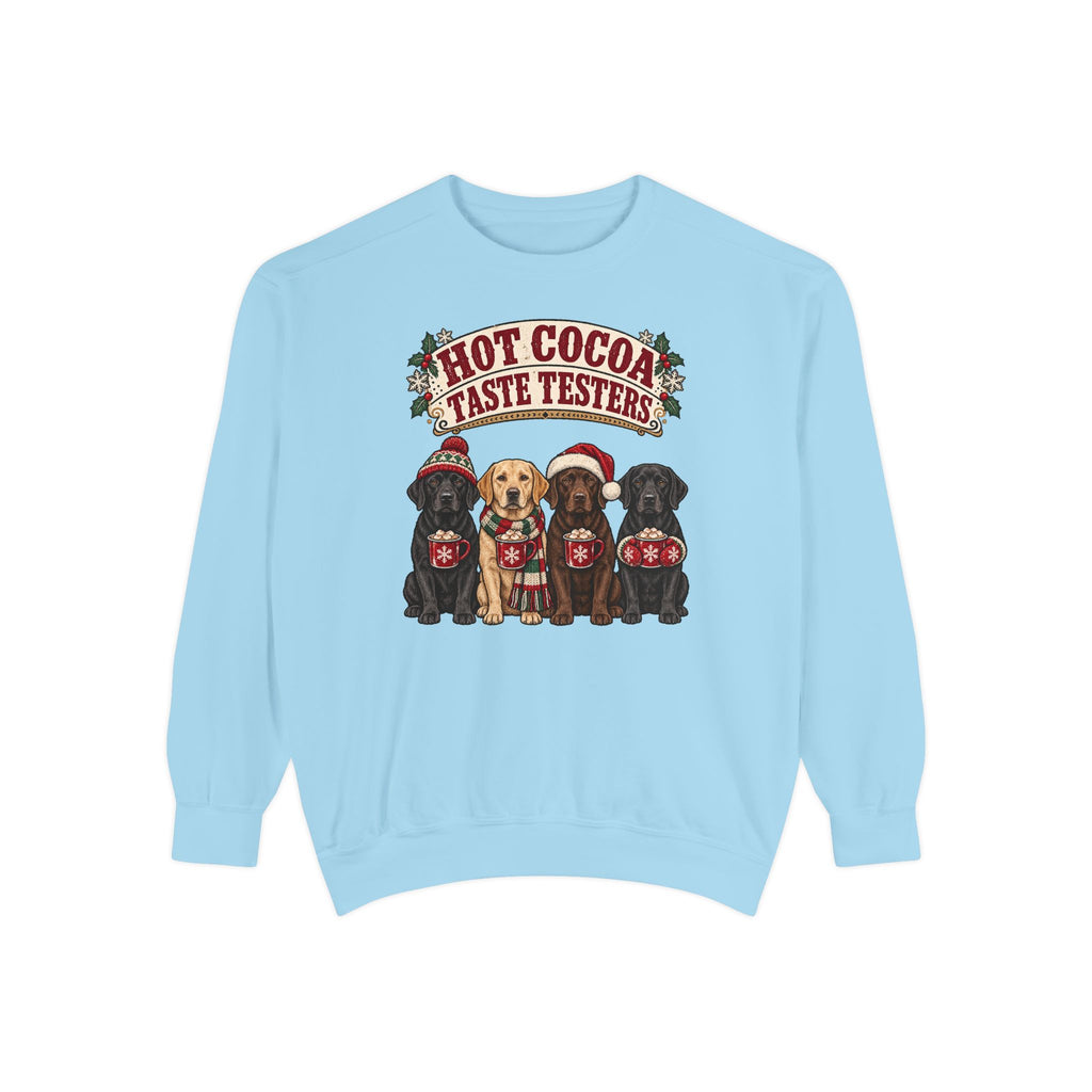 Hot Cocoa Taste Testers Sweatshirt – Chambray