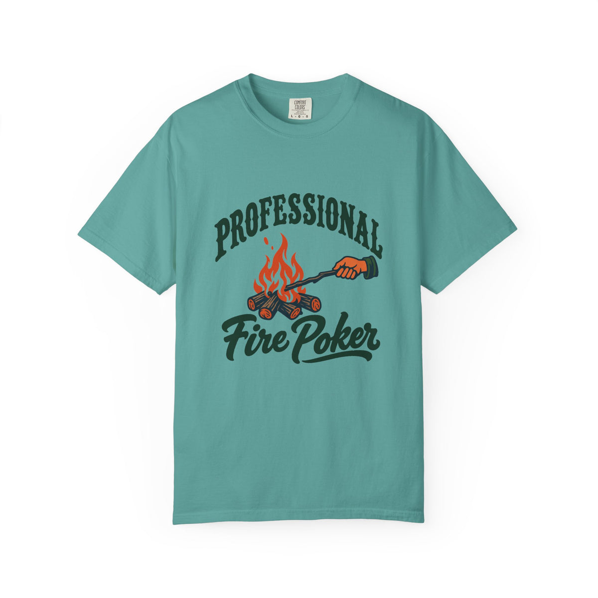 Professional Fire Poker T-Shirt – Seafoam