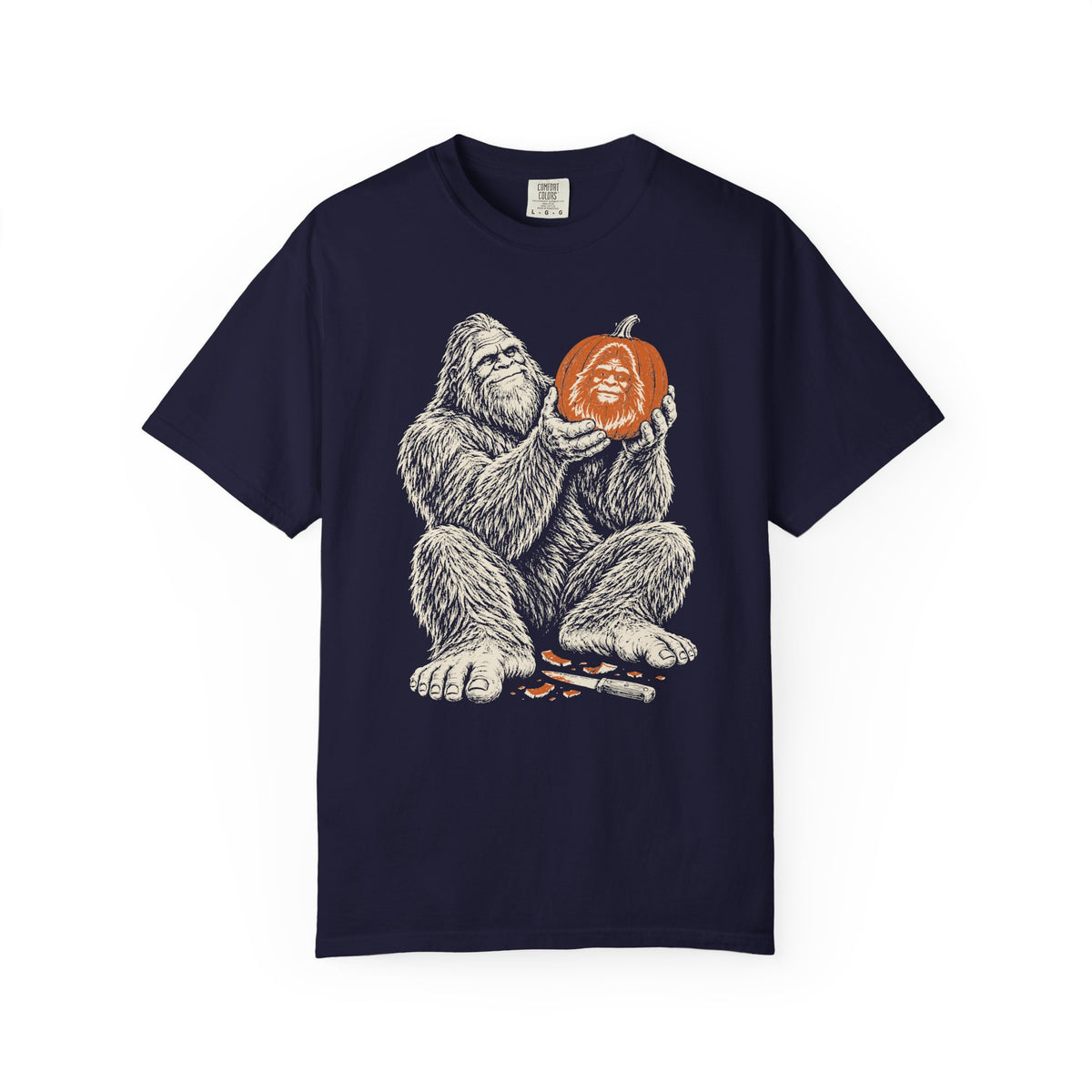 Bigfoot Pumpkin Carver T-Shirt