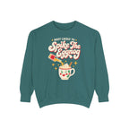 Most Likely To Spike The Eggnog Sweatshirt – Blue Spruce