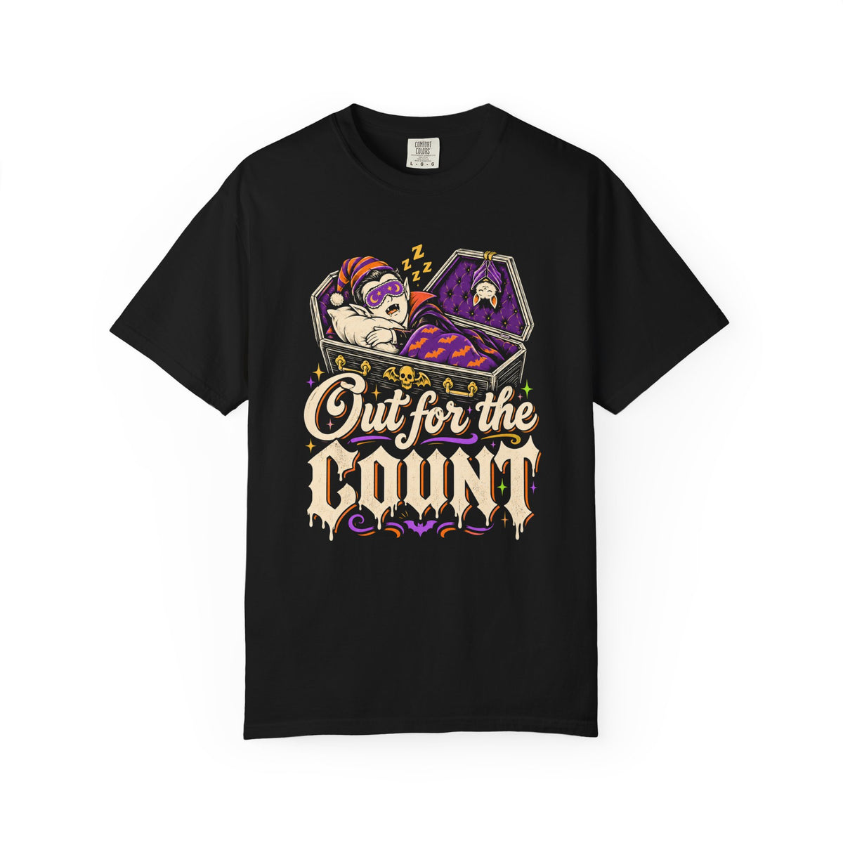 Out for the Count T-Shirt – Black