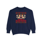 Merry & Mildly Festive Ugly Christmas Sweatshirt – True Navy
