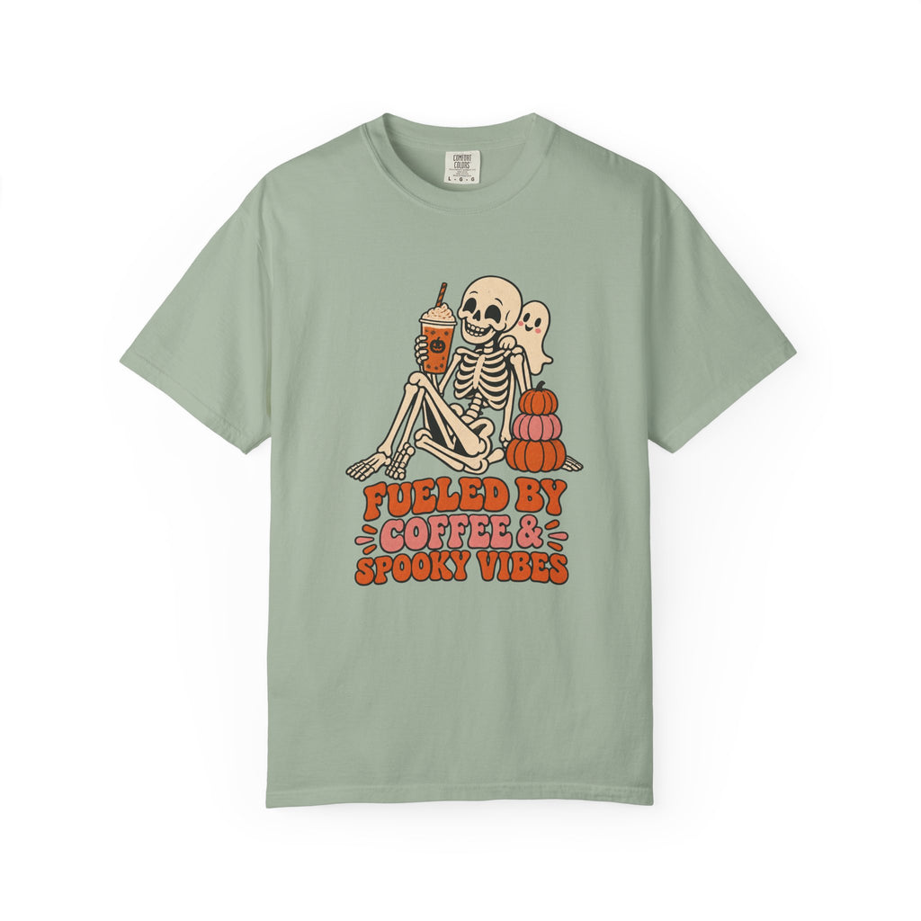 Fueled by Coffee & Spooky Vibes T-Shirt – Bay