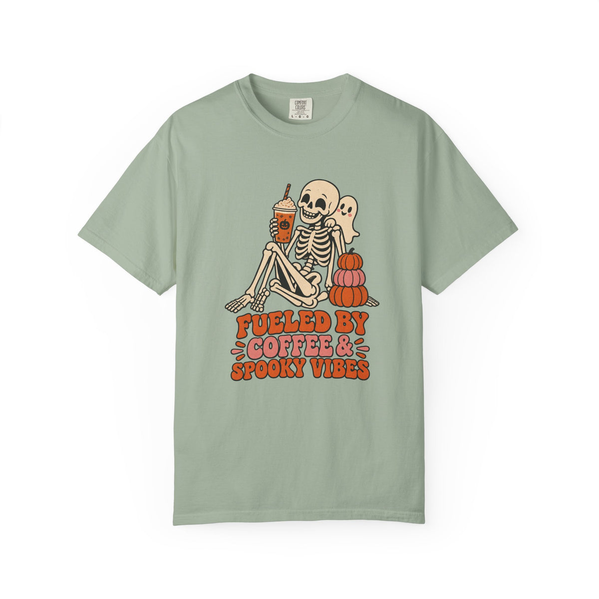 Fueled by Coffee & Spooky Vibes T-Shirt – Bay