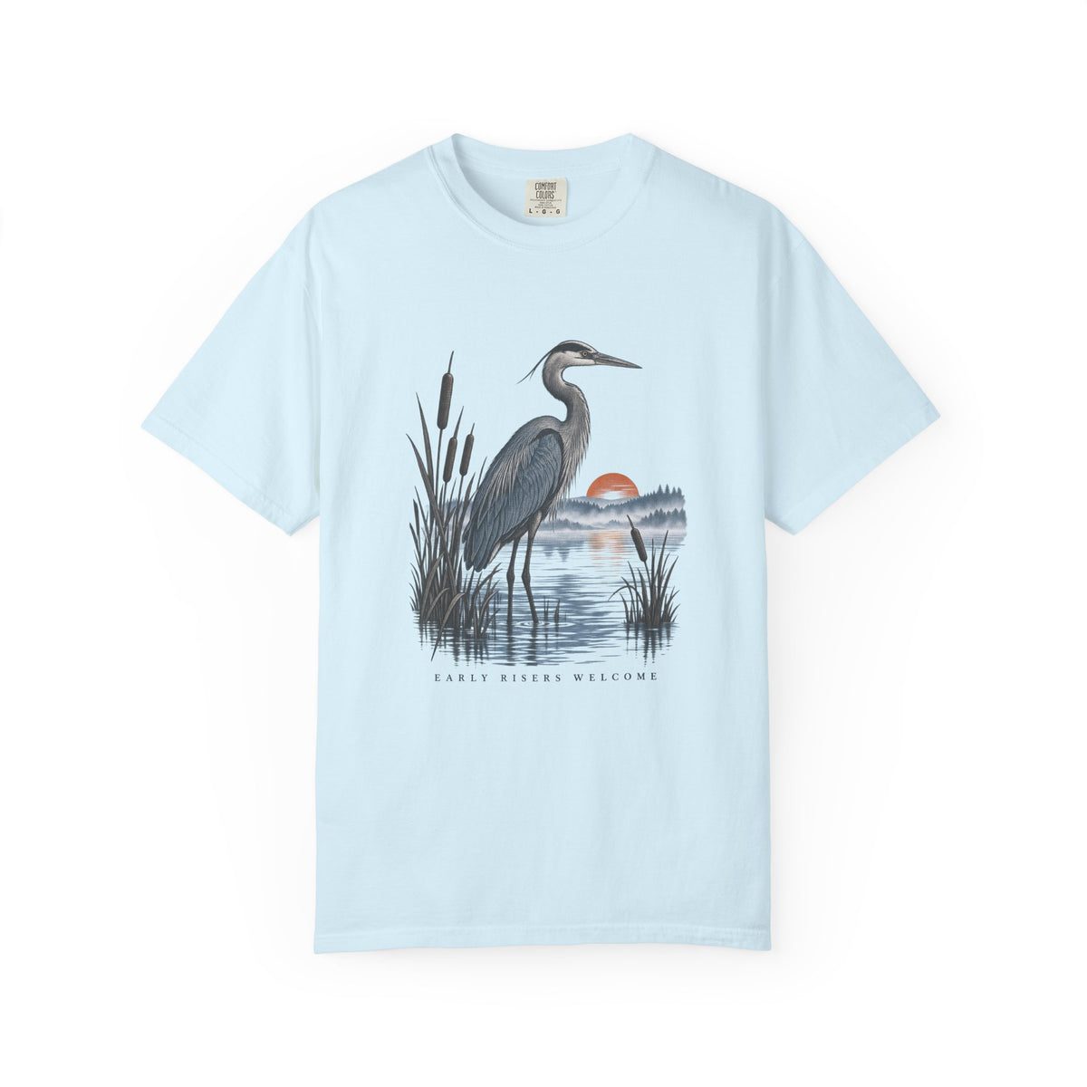 Early Risers Welcome T-Shirt – Chambray